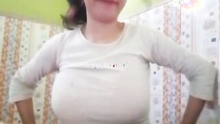 Awek Tudung Pengakap Tetek Besar
