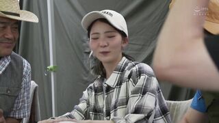 Town Camping NTR - Shocking Cuckold Footage Of A Wife Roamed In A Tent - Minoshima Meguri