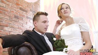 Husband Allows A Friend To Fuck His Wife In A Wedding Dress And Bring To Orgasm - Stacy Cruz