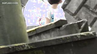 [Reducing Mosaic]IBW-579z Black Draper Girl Outdoors
