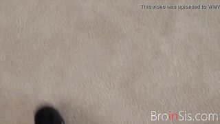 Adorable teen gets by her stepbrother, everyday