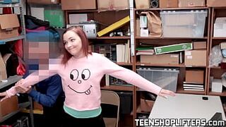 Teen shoplifter gets hardcore fucked