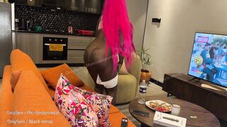 SEXY GODDESS TURNED A DELIVERY PIZZA BOY INTO HER SEX TOY END UP SQUIRTING
