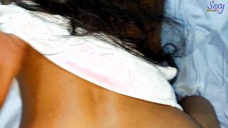 Sri Lankan ~ Little Black Step Sister invites me to Sharing her bed ~ Ends with Extreme Hard Fuck