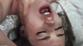 Naughty Blonde Gets Creampie