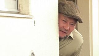 Middle Age Man's Vulgar Desires Erotic Teasing