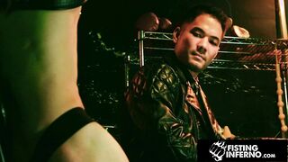 Fisting Inferno - Dom Colton Reece Raw Dogs Restrained Sub