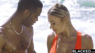 BLACKED Sexy Blonde Venera Gets DPed By 2 Huge BBCs - Venera Maxima