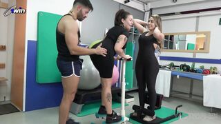 BEST PORN VIDEO WITH MY STEPSISTER AND OUR NEW GYM TEACHER IN SPAIN