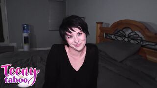 Neighbor's Daughter Kitty: Lockout Leads Age Gap Fuck & Creampie.