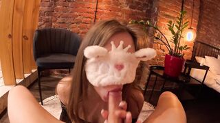 Gorgeous Russian babe dances on my dick and gets a CumShot in her mouth!