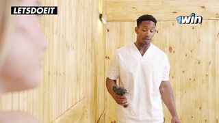 Unexpected Sex In A Public Sauna with Perfect Body Teen - LETSDOEIT