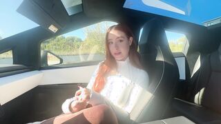 Fucking My Bestfriend's HOT HORNY Girlfriend In My Car-Rosie Rider
