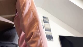 Hot redhead amateur college girl comes for a fashion try on haul turns into a porn casting