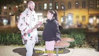 "CUM INSIDE ME!" - Petite Italian Teen Eva Generosi Picked Up In Public For Pussy Creampie