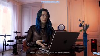 This toy will make your boss cum like a Daemon - POV Role Play by a Hairy Frenchwoman