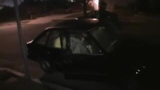 Schoolgirl getting fucked while others watch