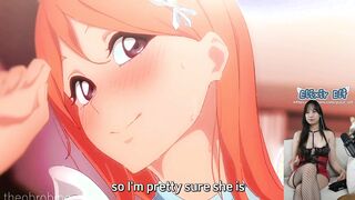 I watched Yoruichi X Orihime threesome milf | Bleach HENTAI
