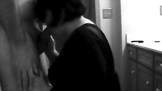 Kinky Goth Sucks Uncut Cock