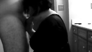 Kinky Goth Sucks Uncut Cock