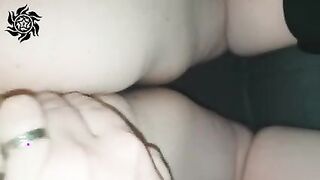 Fingering my chubby pregnant office sluts tight arsehole