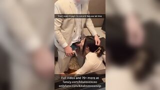 Asian Girlfriend becomes Free Use Office Stress release slut