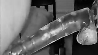 Giant 10 Inch Dildo in my Butthole