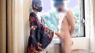 Tickling Handjob♡ / let's try to imitate how your cock move in the pussy using Urara's hand, ok?????