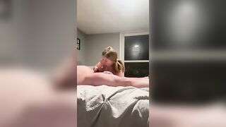 I told her she couldn’t make me cum in 2 minutes but she did!