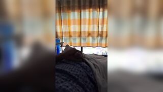 Injured Athlete strokes Horse Cock in Hospital - Builds Crowd