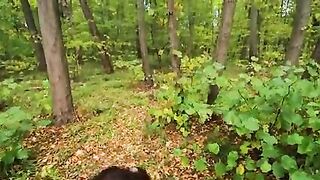 TEEN ALMOST CAUGHT SUCKING DICK IN PUBLIC PARK - FACIAL