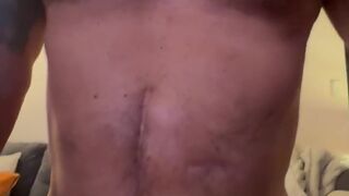 Watching football turns into naughty wife getting cum in pussy….