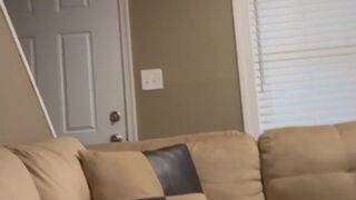Stud can’t hold back his load before he shoots cum through fleshlight while moaning