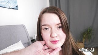 First Sex and Deprivation Vaginal Virginity of 18yo Angelica with her StepDad