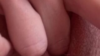 Virgin girl fingering her tight and pink pussy