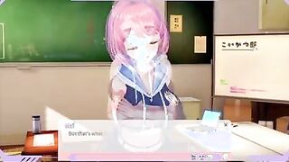 I ruined the school's club room forever with Tennis Racket Girl - Koikatsu Party Gameplay