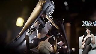 Dominated by Ningguan. Genshin Impact hentai porn react!