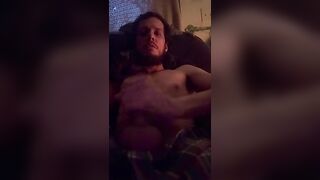 Sexy DILF Native Ecstasy Almost Caught Jacking Off By His Mom!!! Huge Cum Load On Self ????