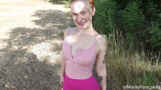 Fit Ginger Lets Big Dick Stranger Fuck Her Ass During A Run