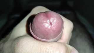 Quick and huge cum in the night