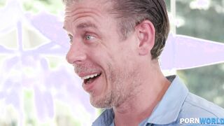 Striving Fashion Model Gia Derza Offers Corrupt Photographers Double Penetration Fucking