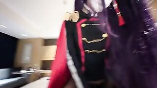 Yamashiro Ren cos footjob blowjob