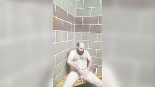 Campground shower Masturbation