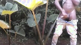 PUBLIC SOLO MASTURBATION ...ALMOST BUSTED