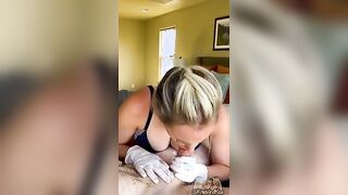 Maple syrup makes your blowjob so delicious that I may not stop when you cum