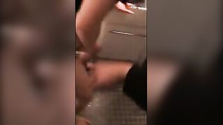 LONG NIGHT OF DRINKING -- CAME HOME -- TOOK TURNS MISSING THE TOILET ;)