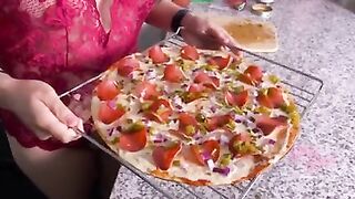 My girlfriend ate me out on our kitchen counter during my instructional cooking video - TEASER