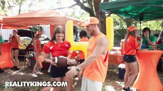 REALITY KINGS - College Girls Sky Wonderland & Katerina Deville Are Huge Football Fans & Dick Lovers