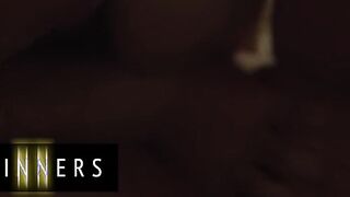 FAMILY SINNERS - Brunette Step Sister Sucks On Her Step Brother's Cock While Her Husband Is Away