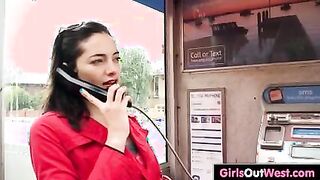 Hairy lesbian Holly has sex with her new housemate